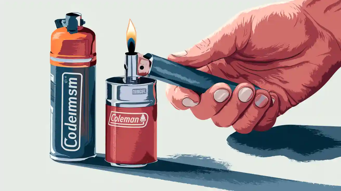 Can you use coleman butane fuel in a torch lighter