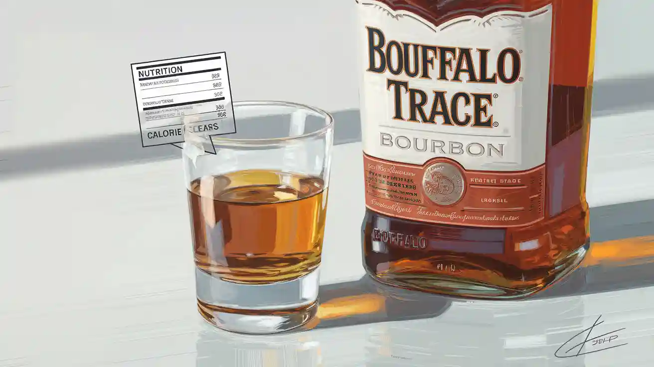 How many calories in a shot of buffalo trace bourbon
