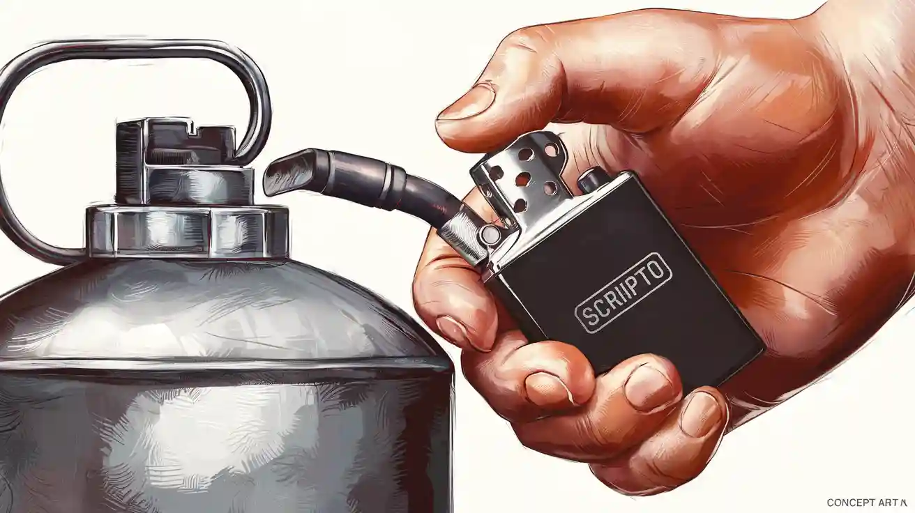 How to refill scripto torch flame lighter